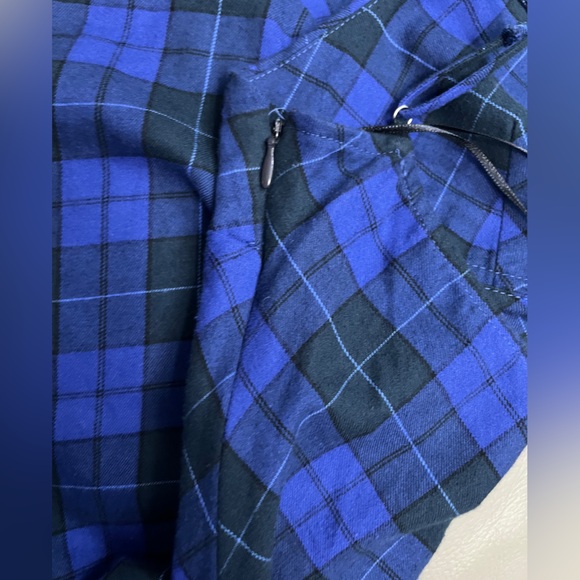 Zara Women’s V Neck Plaid Flannel Maxi Dress - Size S - Picture 6 of 11